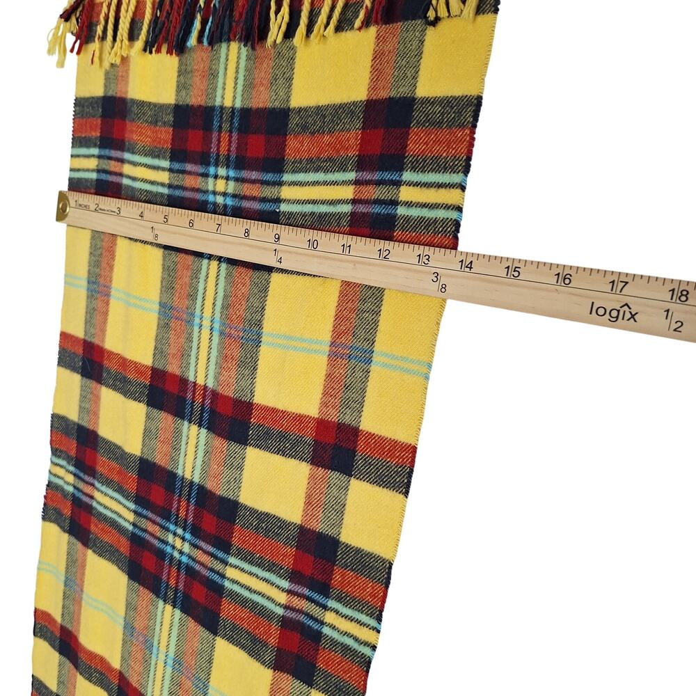 Unbranded Cornish Tartan Blanket Scarf 60"x14" Very Soft Cozy Academia Preppy